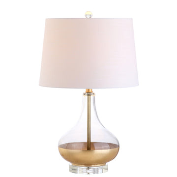 West 24.5" Glass LED Table Lamp - JONATHAN Y